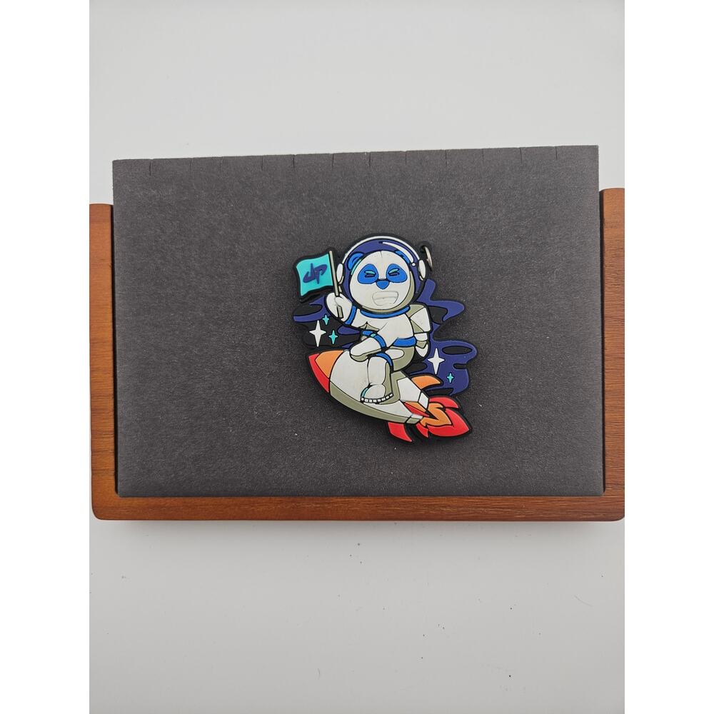 Dude Perfect Keychain Charm Panda Bear Astronaut Space Rocket NO KEYCHAIN